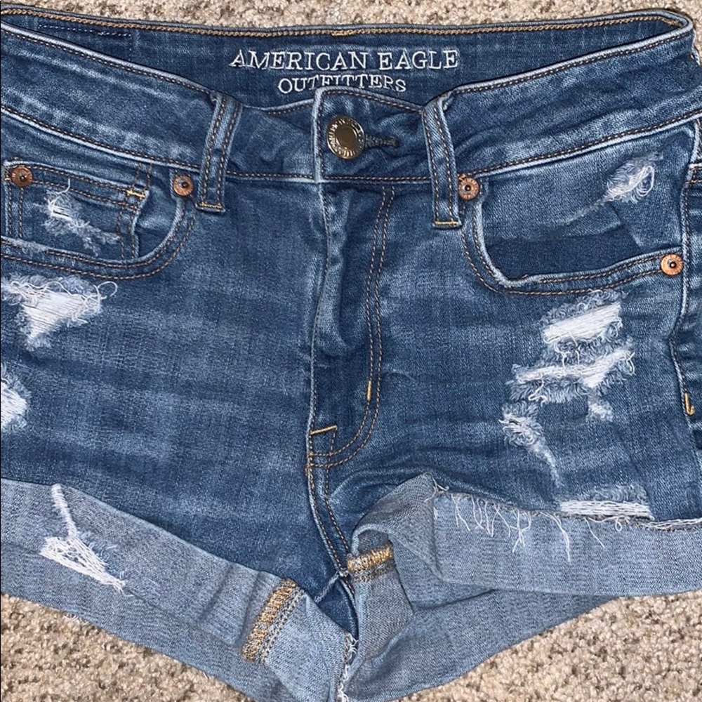 American Eagle hi-rise shorties